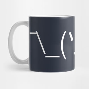 Shruggie shrug emoji Mug